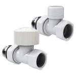 Набор термостатический прямой Royal Thermo Design 1/2"М30х1,5 (Белый) 2