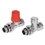Набор термостатический для радиатора прямой ROYAL THERMO Design 1/2" Click (Хром) 1