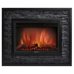 Каминокомплект: Очаг Electrolux EFP/P-3020LS, портал Loft 30 камень черный, черная эмаль 1