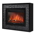 Каминокомплект: Очаг Electrolux EFP/P-3020LS, портал Loft 30 камень черный, черная эмаль 2