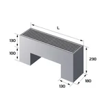 Конвектор напольный Royal Thermo STEP-130/180/600-2-N-SS-LG-NA 2