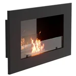 Каминокомплект:Биокамин Firelight BFP/W-90+Набор керамических камней М, черные 2