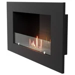 Каминокомплект:Биокамин Firelight BFP/W-90+Набор керамических камней М, черные 7