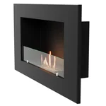 Каминокомплект:Биокамин Firelight BFP/W-90+Набор керамических камней М, черные 8