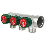 Коллектор модульный ELSEN 1" 4х3/4" ЕК TIN латунь 1