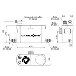 Установка канализационная Vandjord CITILIFT TRIO 4