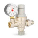 Клапан VARMEGA подпиточный 1/2", мембранный, с манометром, VM23001 2