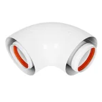 Отвод коаксиальный стартовый универсальный Royal Thermo 60/100, 90 гр. 3