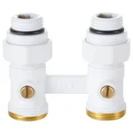 Узел нижнего подключения Royal Thermo прямой 1/2"х3/4" EK (белый) 2