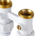 Узел нижнего подключения Royal Thermo прямой 1/2"х3/4" EK (белый) 7