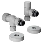 Набор термостатический осевой Royal Thermo Design Pro 15мм М30х1,5 (Белый) 1