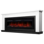 Каминокомплект:Очаг Electrolux Infinity EFP/P-1600ULS, портал Canto Long белый, черный 1