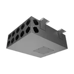 Коллектор PROVENT металлический на 12 выходов KV 160/75x12 2