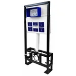 Инсталляция для унитаза BETTOSERB sava free standing, клавиша смыва черный матовый квадр. 2