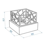 Биокамин Firelight BFP-T185BFB Bonfire Black 4