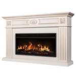 Каминокомплект: Очаг Electrolux EFP/P-4220LS, портал Siena 42/40/36, сл. кость с зол. патиной 1