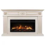 Каминокомплект: Очаг Electrolux EFP/P-4220LS, портал Siena 42/40/36, сл. кость с зол. патиной 2