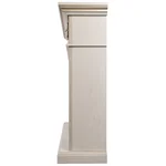 Каминокомплект: Очаг Electrolux EFP/P-4220LS, портал Siena 42/40/36, сл. кость с зол. патиной 3
