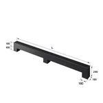Конвектор напольный Royal Thermo STEP-130/130/2300-2-N-BL-LG-BL 2