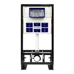 Инсталляция для унитаза BETTOSERB sava free standing, клавиша смыва белый глянец квадр. 1