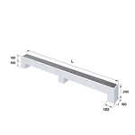 Конвектор напольный Royal Thermo STEP-130/180/2900-2-N-WT-LG-NA 2