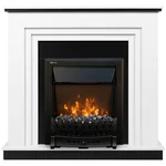 Каминокомплект:Очаг Electrolux Classic EFP/P-1020LS, портал Grado Classic белый, черный 2
