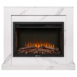 Портал Firelight Simple 25 белый мрамор 2