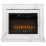 Портал Firelight Simple 25 белый мрамор 3