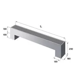 Конвектор напольный Royal Thermo STEP-130/180/1600-2-N-SS-LG-NA 2