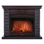 Каминокомплект:Очаг Electrolux EFP/P- 2520LS с порталом Porto 25 камень черный, шпон венге 2