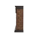 Портал Firelight Bricks Wood 25 камень темный, шпон венге 3