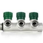 Коллектор модульный ELSEN 3/4" 2х3/4" ЕК TIN латунь 3