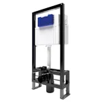 Инсталляция для унитаза BETTOSERB sava free standing, клавиша смыва cool черный матовый круг. 1