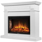 Каминокомплект: Очаг Electrolux EFP/P-3020LS N, портал Bianco 30 белый, р/в 1