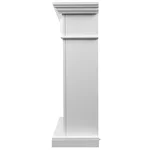 Каминокомплект: Очаг Electrolux EFP/P-3020LS N, портал Bianco 30 белый, р/в 3