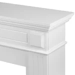 Каминокомплект: Очаг Electrolux EFP/P-3020LS N, портал Bianco 30 белый, р/в 4