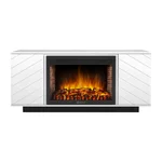 Портал Firelight Como 30 белый, черный, р/в 2