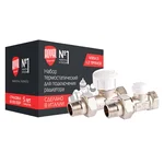 Набор термостатический Royal Thermo для радиатора прямой 3/4" М30х1,5 1
