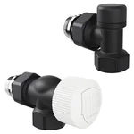 Набор термостатический осевой Royal Thermo Design 1/2"М30х1,5 (Черный) 2