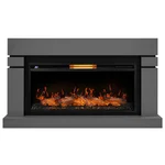 Каминокомплект: Очаг Electrolux EFP/P-3620LS, портал Lindos 42/40/36, светло-серый, р/в 2