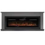 Каминокомплект: Очаг Electrolux Infinity EFP/P-1600ULS N, портал Canto Long графит, черный 2