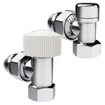 Набор термостатический угловой Royal Thermo Design 1/2"М30х1,5 (Хром) 2