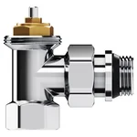 Набор термостатический угловой Royal Thermo Design 1/2"М30х1,5 (Хром) 5