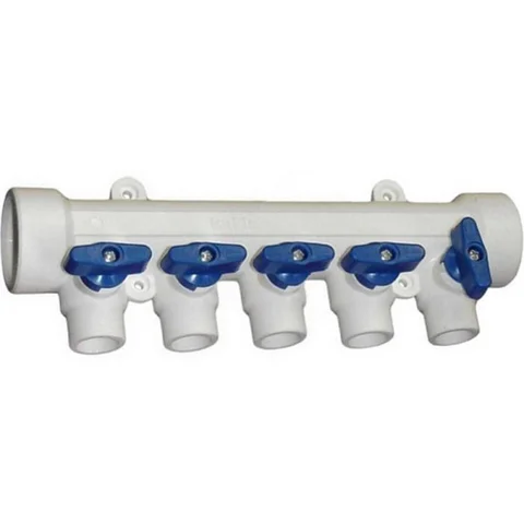 Коллектор TEBO бел. PP-R 40x20х5 вых. универсальный (2/8), арт. 030091274