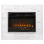 Портал Firelight Loft 30 камень белый, белая эмаль 3