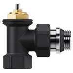 Набор термостатический угловой Royal Thermo Design 1/2"М30х1,5 (Черный) 5
