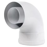 Отвод коаксиальный Royal Thermo 60/100, 90 гр. M/F для конденсационных котлов 2