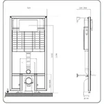 Инсталляция BETTOSERB SAVA FIX SLIM, клавиша смыва COOL, хром. глянец, SET40006469 4