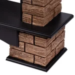 Портал Firelight Forte Wood 25 камень темный, шпон венге 4