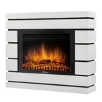 Каминокомплект Firelight: Очаг EFP/P-2520LS, портал Moderno 25 шпон белый дуб 1